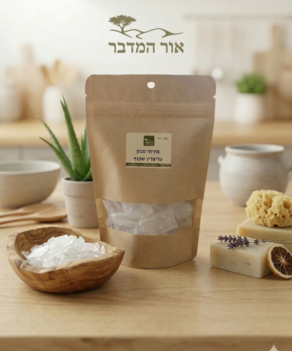 גוש סבון גליצרין שקוף