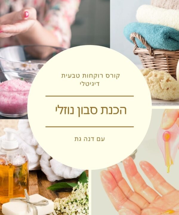 קורס דיגיטלי לרקיחת סבון נוזלי טבעי - דנה גת