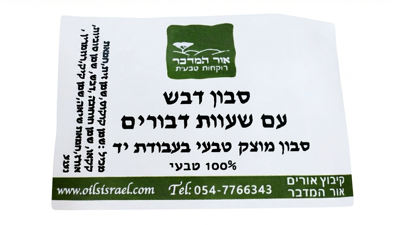 סבון מוצק דבש עם שעוות דבורים – תמונה 2